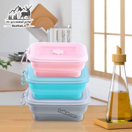 ظرف سیلیکونی تاشو 1 لیتر مدل K100