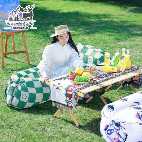 مبل بادی شو مدل 9009 رنگ سفید/سبز