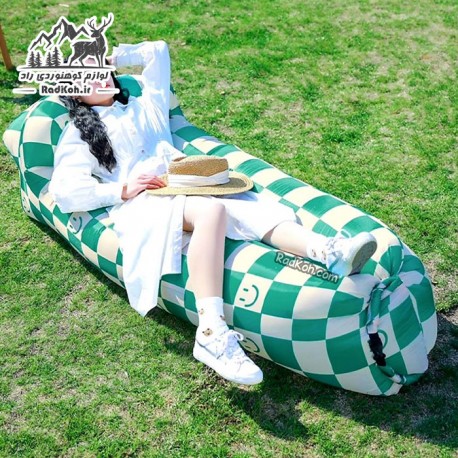 مبل طبیعت گردی تخت شو مدل 9009 رنگ سفید/سبز