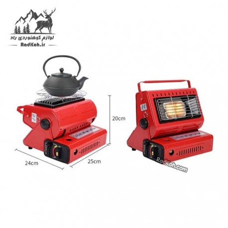 بخاری پرتابل Happy Home مدل HH-808B رنگ قرمز