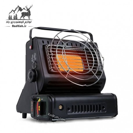 اجاق و بخاری مسافرتی پرتابل Happy Home مدل HH-808B رنگ مشکی
