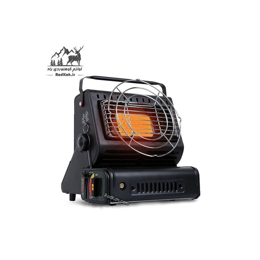 اجاق و بخاری مسافرتی پرتابل Happy Home مدل HH-808B رنگ مشکی