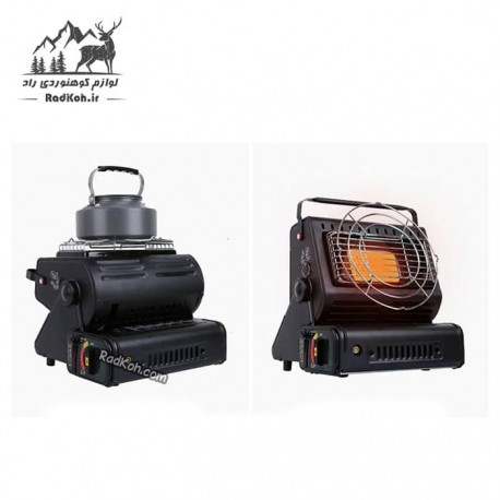 اجاق و بخاری Happy Home مدل HH-808B رنگ مشکی