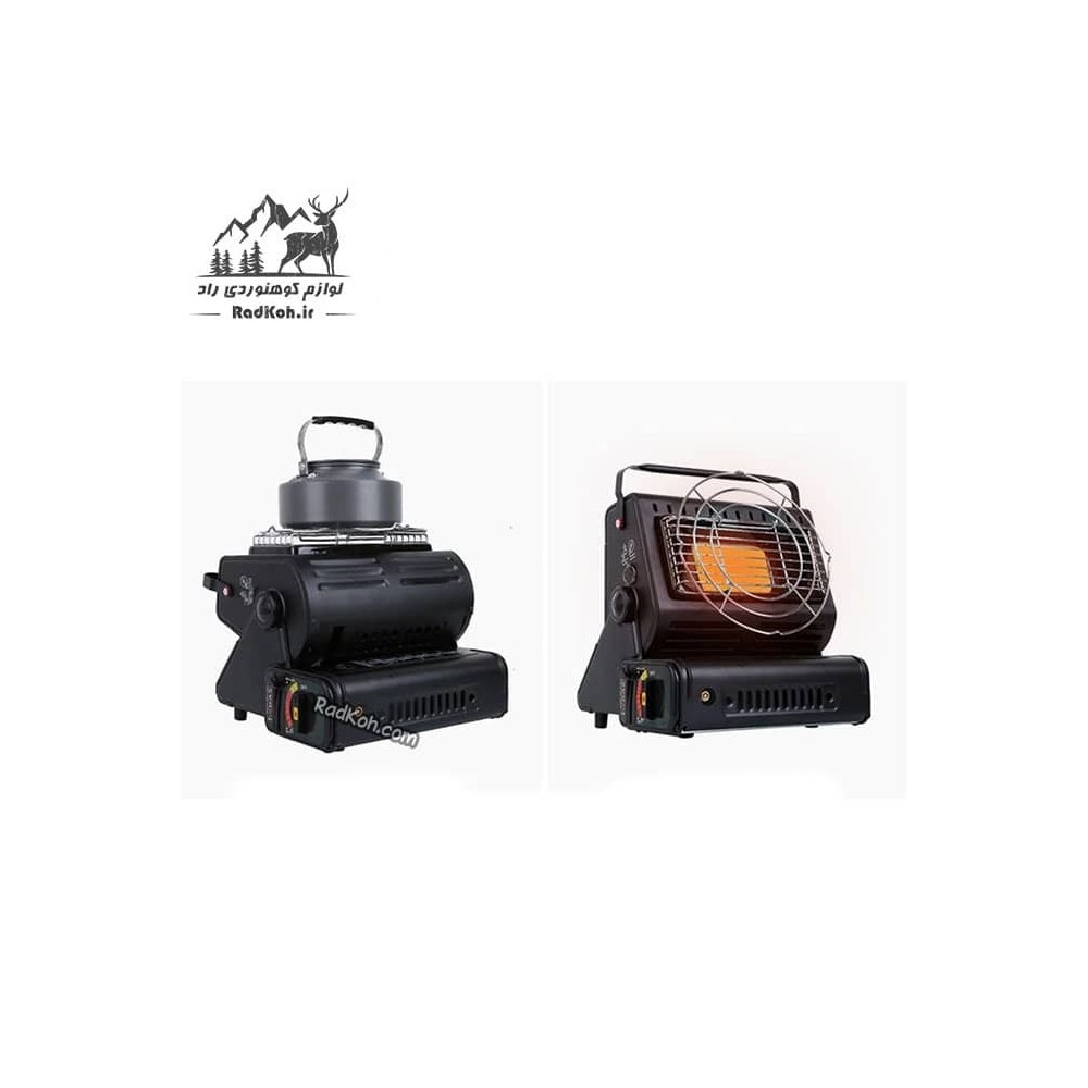 اجاق و بخاری Happy Home مدل HH-808B رنگ مشکی