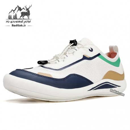 کفش پیاده روی مردانه هامتو مدل 350784A-2 رنگ سفید/سرمه ای