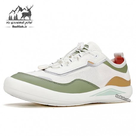 کفش پیاده روی مردانه هامتو مدل 350784A-4 رنگ سفید/سبز