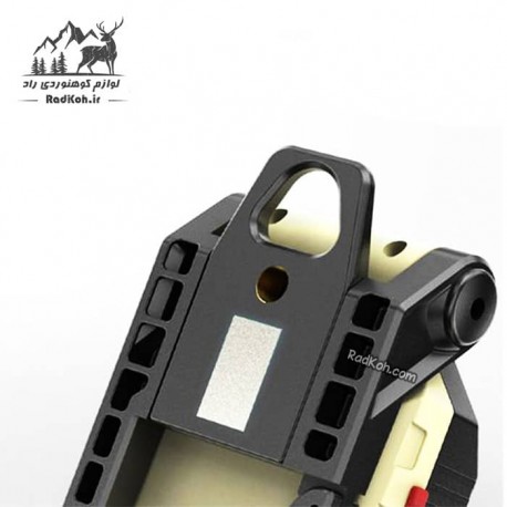 چراغ شارژی کمپینگ پایه دار مدل W599B رنگ مشکی