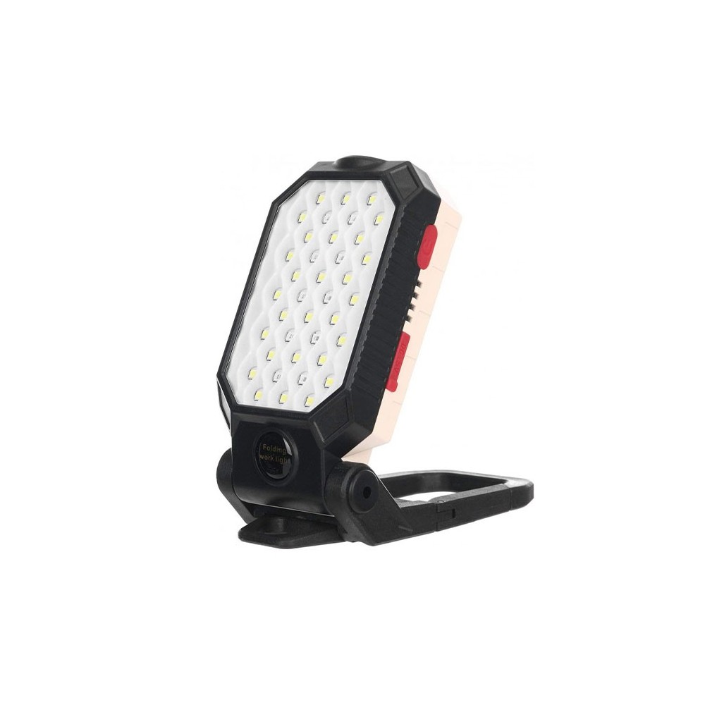 چراغ کمپینگ شارژی پایه دار W598B رنگ مشکی