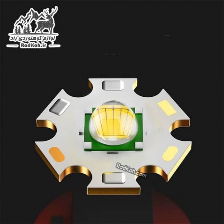 چراغ کمپینگ شارژی پایه دار W598B رنگ مشکی