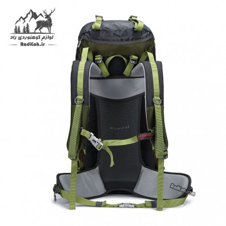 کوله پشتی مردانه و زنانه 45+5 لیتری آی وان مدل KA-8053 رنگ سبز زیتونی