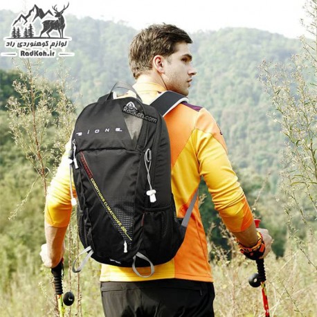 کوله پشتی طبیعت گردی 22 لیتری آیوان مدل KA-2366 رنگ مشکی