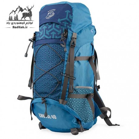 کوله پشتی لوتسه صخره مدل 40 لیتری رنگ آبی فیروزه ای