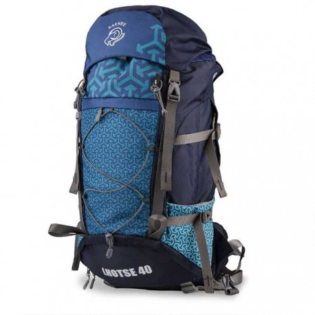 کوله پشتی صخره مدل لوتسه 40 لیتری رنگ آبی سرمه ای
