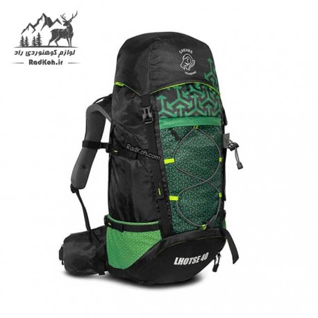 کوله پشتی لوتسه صخره مدل 40 لیتری رنگ سبز