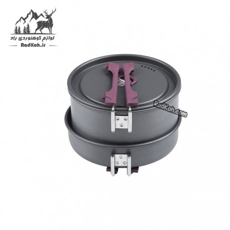 ﺳﺖ ﻇﺮوف مسافرتی دو ﻧﻔﺮه اﺳﻨﻮﻫﺎک مدل SN-T112 رنگ بنفش