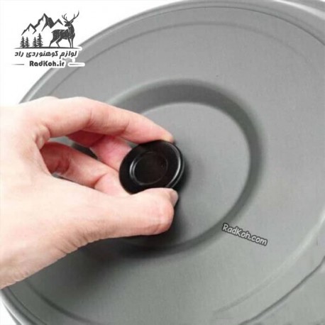 ﻗﺎﺑﻠﻤﻪ طبیعت گردی ﺑﺰرگ 4.2 ﻟﯿﺘﺮ اﺳﻨﻮﻫﺎک رنگ خاکستری