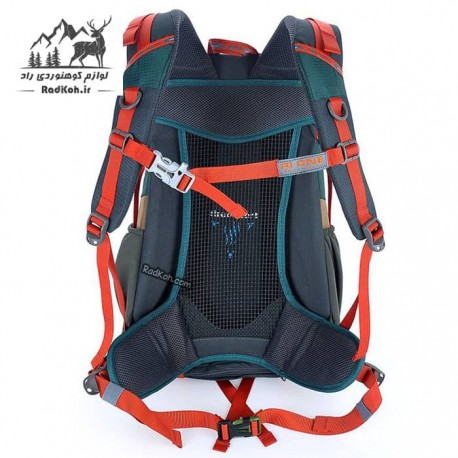کوله پشتی مردانه و زنانه کوهنوردي 30 لیتر ایوان مدل KA-9742 رنگ سبزکله غازی