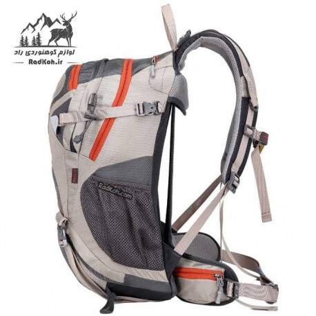 کوله پشتی مردانه و زنانه کوهنوردي 30 لیتر ایوان مدل KA-9742 رنگ طوسی/خاکستری