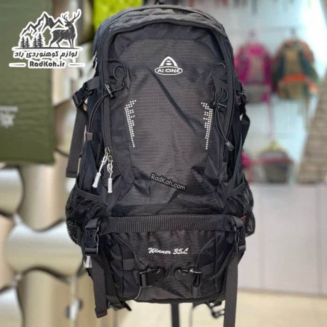کوله پشتی کوهنوردي 35 لیتر ایوان مدل KA-9694 رنگ مشکی