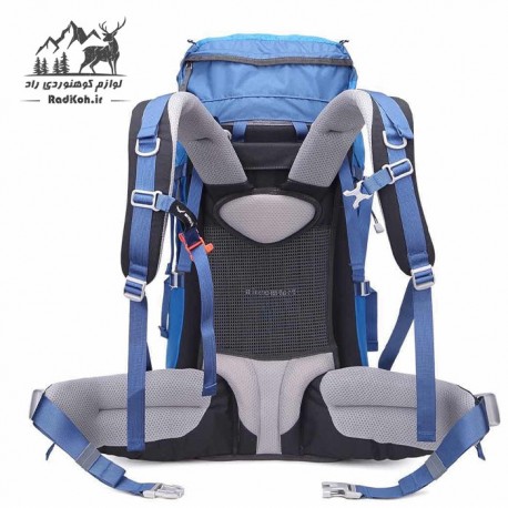کوله پشتی کوهنوردی 55+10 لیتری snowhawk Sirwan ka8074 رنگ آبی