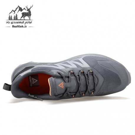 کفش طبیعت گردی و رانینگ مردانه هومتو مدل humtto 150479A-2 رنگ خاکستری تیره
