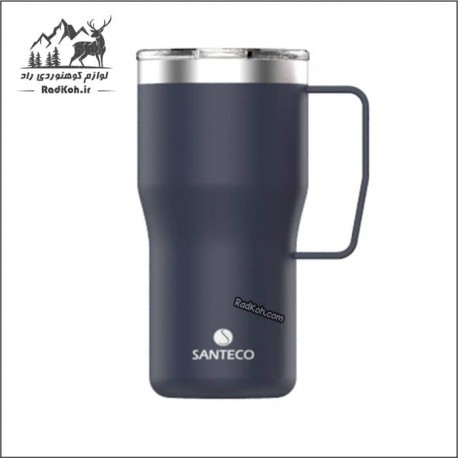 ماگ سانتکو مسافرتی 590 میلی متر مدل NORA III رنگ سرمه ای