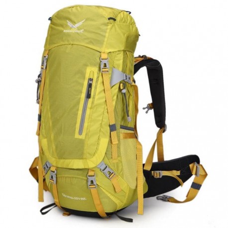 کوله پشتی کوهنوردی 55+10 لیتری snowhawk Sirwan ka8074 زرد