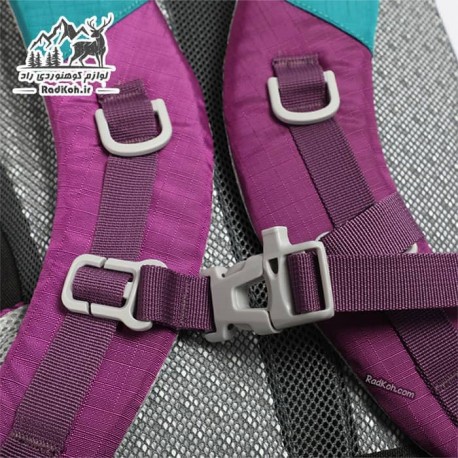 کوله پشتی هامتو مدل HB202208-1 رنگ بنفش/سبز