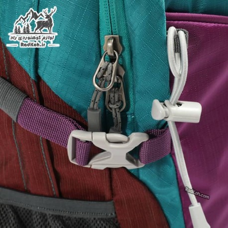 کوله پشتی طبیعت گردی هامتو مدل HB202208-1 رنگ بنفش/سبز