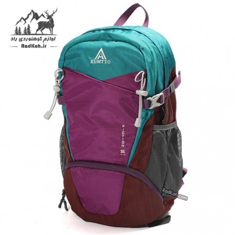 کوله پشتی کوهنوردی هامتو مدل HB202208-1 رنگ بنفش/سبز