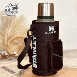 کاور فلاسک استنلی 1 لیتری مدل CLASSIC BOTTLE رنگ مشکی