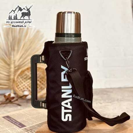 کاور فلاسک پارچه ای مدل CLASSIC BOTTLE رنگ مشکی