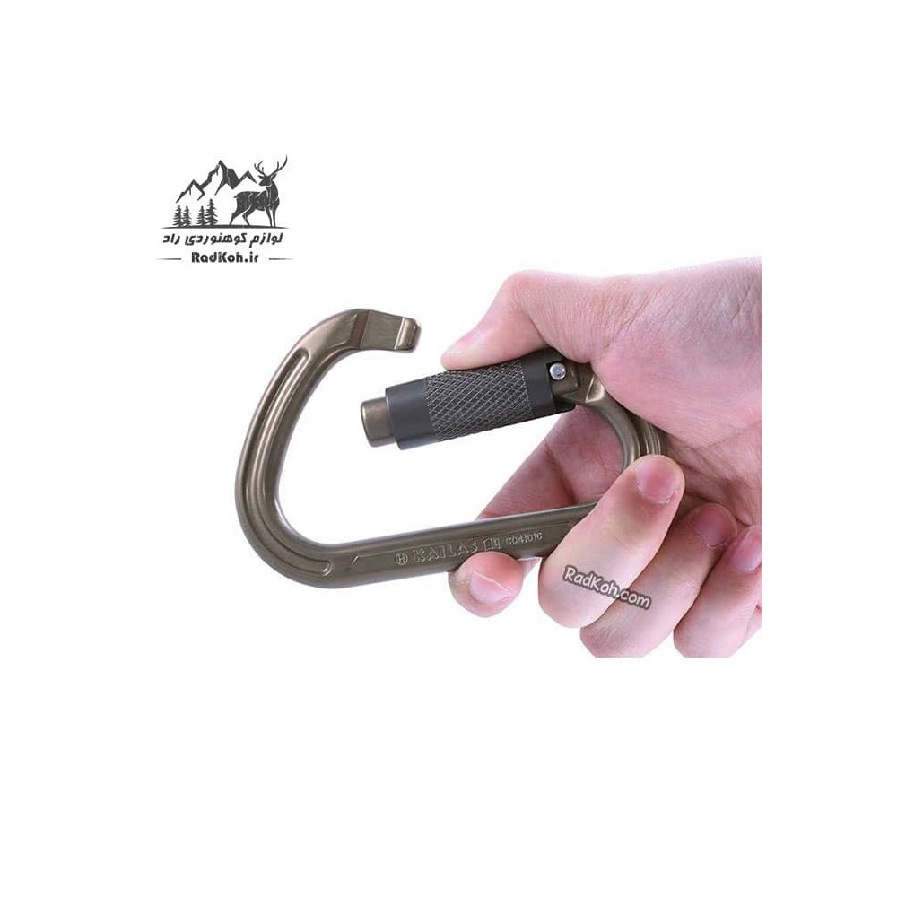 کارابین یخ نوردی کایلاس مدل Mount کد KE210013A رنگ خاکستری