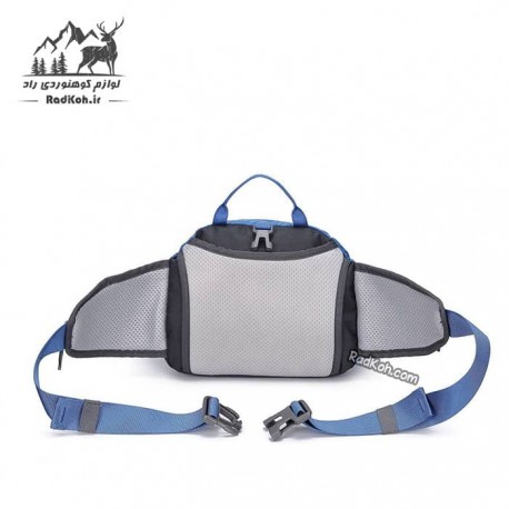 کیف کمری و دوشی کله گاوی مدل 6012 رنگ آبی