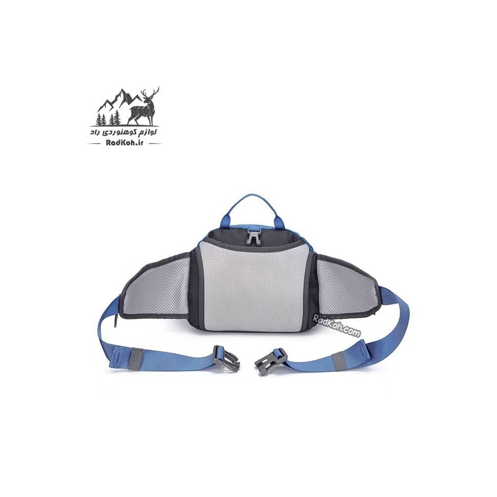 کیف کمری و دوشی کله گاوی مدل 6012 رنگ آبی