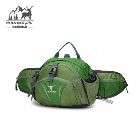 کیف کمری کوهنوردی کله گاوی مدل 6012 رنگ سبز