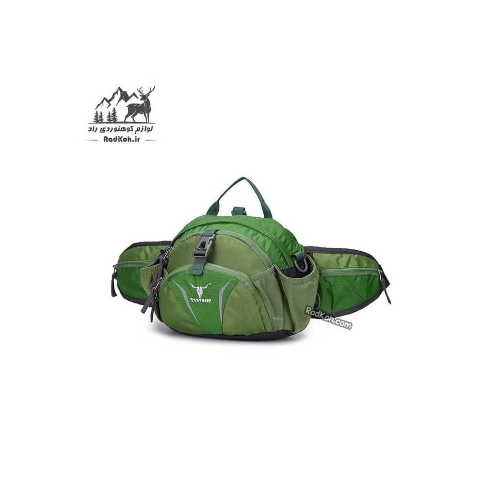 کیف کمری کوهنوردی کله گاوی مدل 6012 رنگ سبز