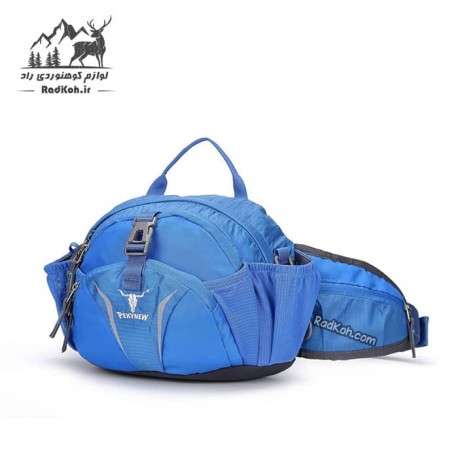 کیف کمری کله گاوی کوهنوردی مدل 6012 رنگ آبی