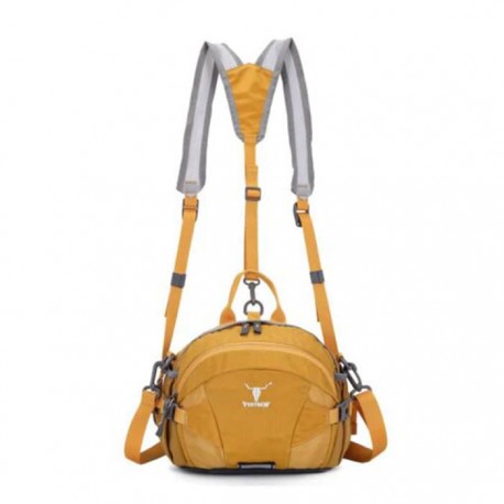 کیف کمری مسافرتی کله گاوی مدل 6012 رنگ خردلی