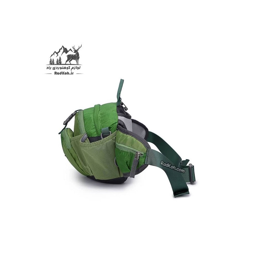 کیف کمری و کوله ای کله گاوی مدل 6012 رنگ سبز