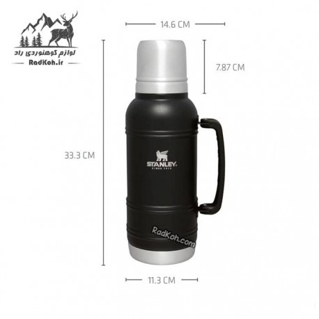 فلاسک استنلی کوهنوردی 1.4 لیتری مدل ARTISAN رنگ مشکی 10-11429-005