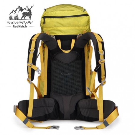 کوله پشتی مسافرتی 40 لیتری snowhawk Sirwan KA8075 رنگ زرد