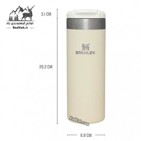 تراول ماگ استنلی ترانسیت 470 میلی لیتری رنگ کرم 10-10787-217