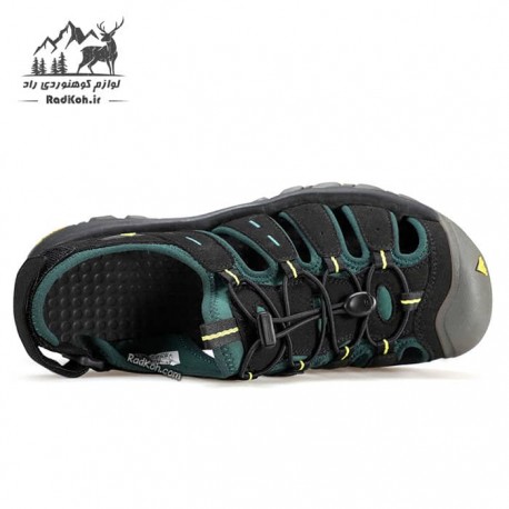 صندل پیاده روی و رانینگ مردانه هومتو مدل humtto 750064A-1 رنگ مشکی/سبز