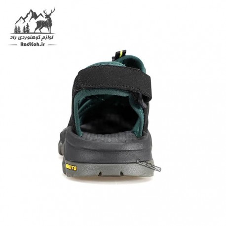 صندل هامتو مدل 750064A-1 رنگ مشکی/سبز