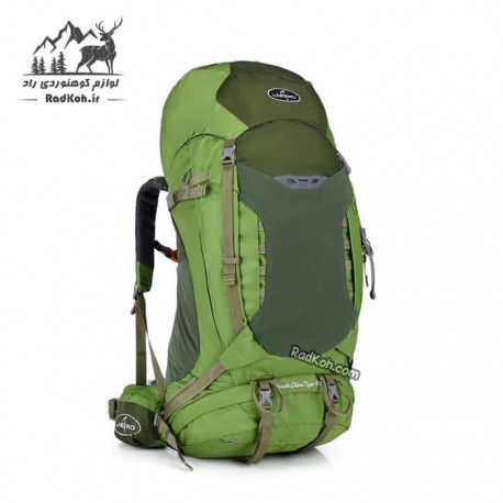کوله پشتی مسافرتی نیکو 60 لیتری مدل TIGER رنگ سبز
