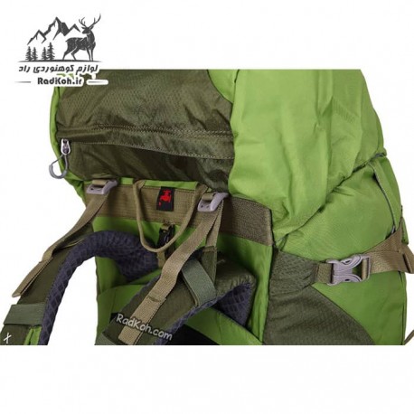 کوله پشتی نیکو مسافرتی 60 لیتری مدل TIGER رنگ سبز