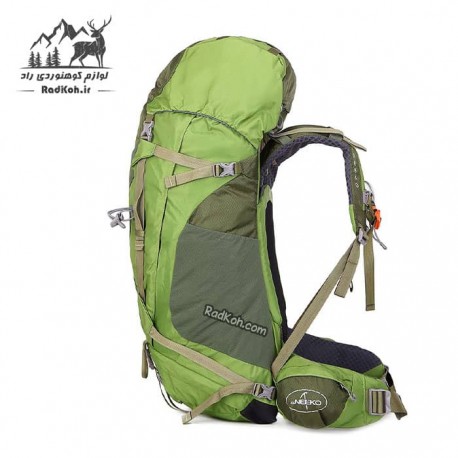 کوله پشتی کوهنوردی 60 لیتری نیکو مدل TIGER رنگ سبز