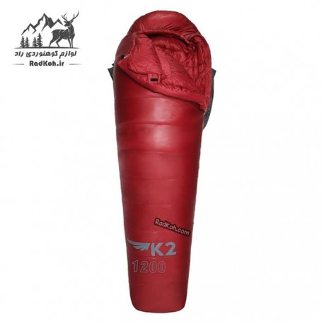 کیسه خواب پر اسنوهاک k2 1200  رنگ زرشکی