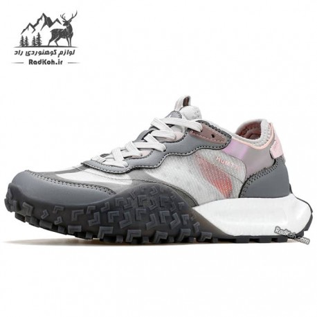 کفش راحتی زنانه هامتو مدل 350719B-1 رنگ خاکستری/صورتی روشن
